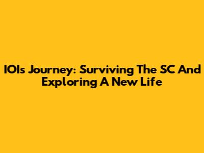 IOI's Journey: Surviving The SC And Exploring A New Life